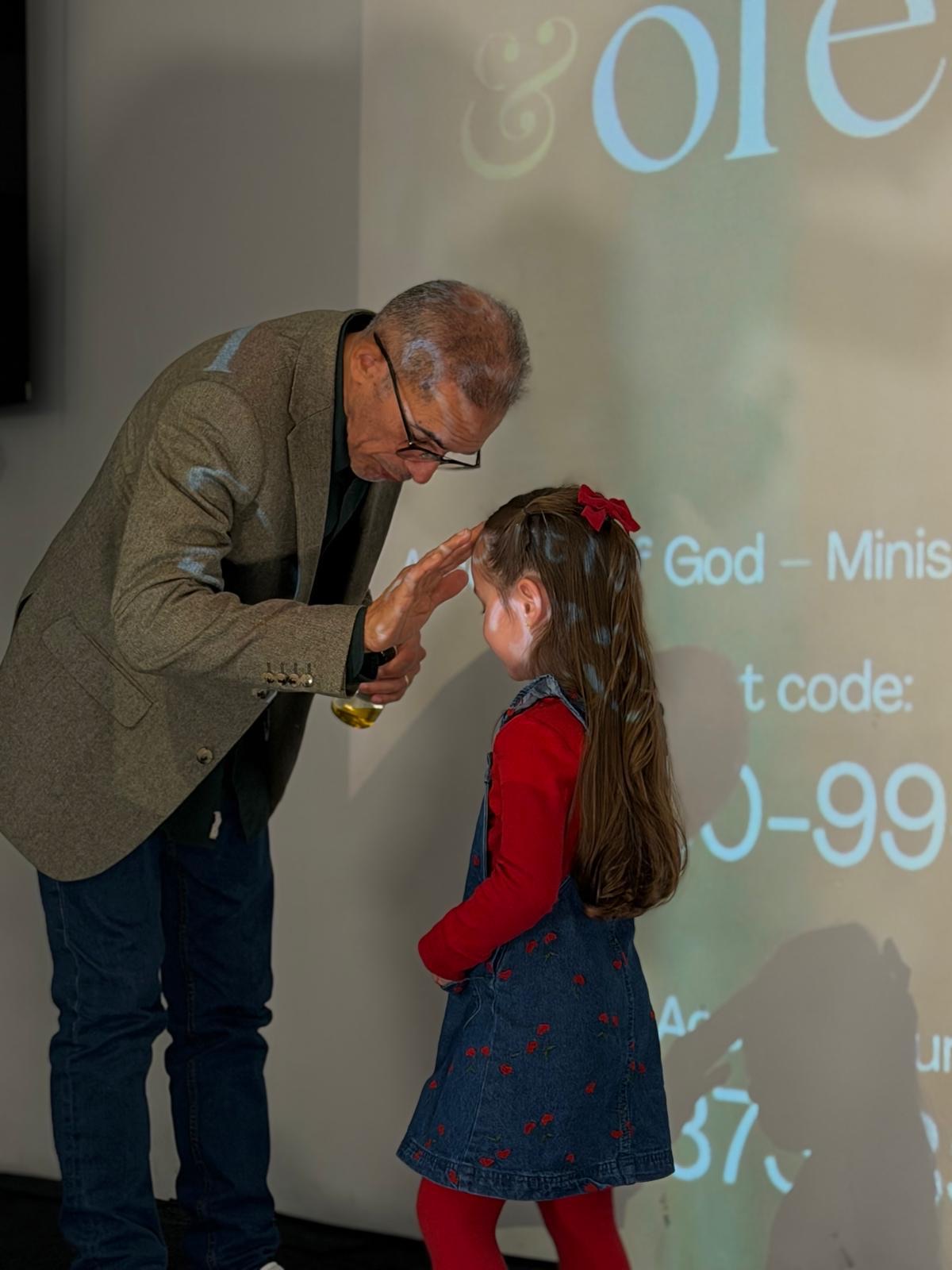 A blessing at AGGF UK