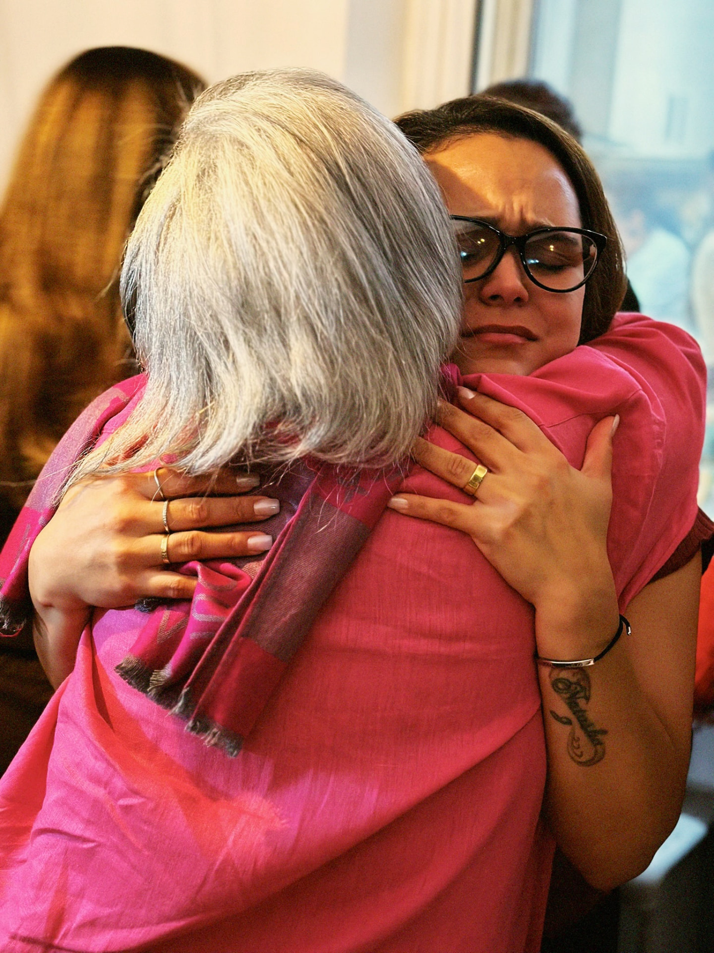 Women supporting one another at AGGF UK